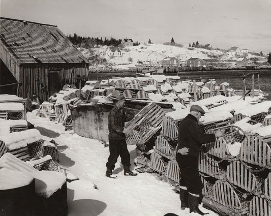 Winter scene, North West Cove, Lunenburg County