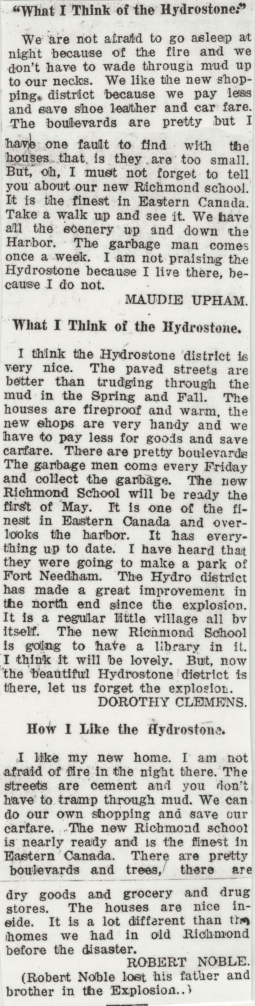 What I Think of the Hydrostone