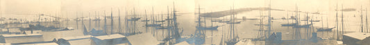 Lunenburg Harbour in winter