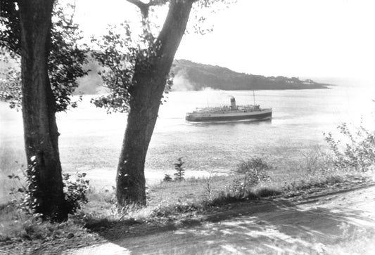 "Ferry Evangeline heading out Digby Gap, NS"