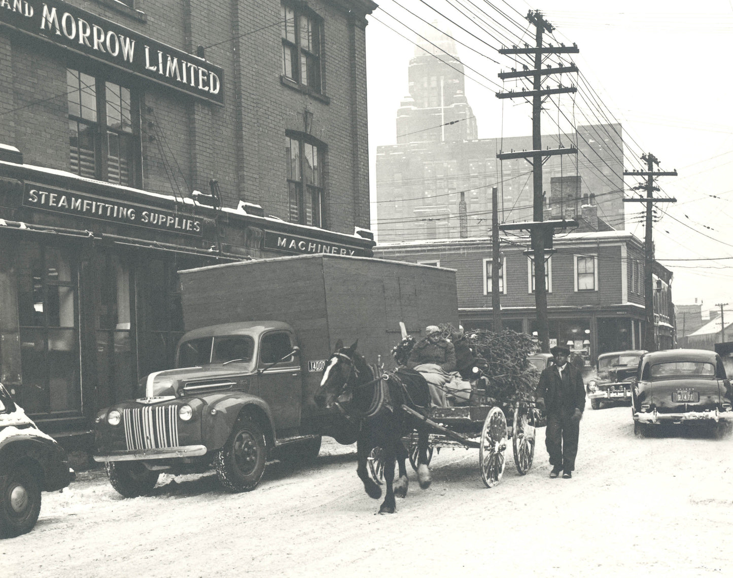 Winter on Lower Water Street, Halifax