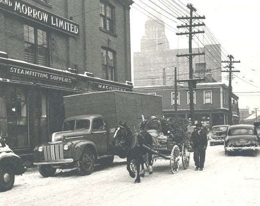Winter on Lower Water Street, Halifax