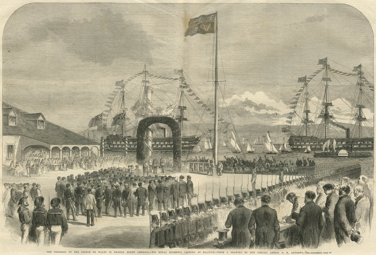 His Royal Highness Landing at Halifax