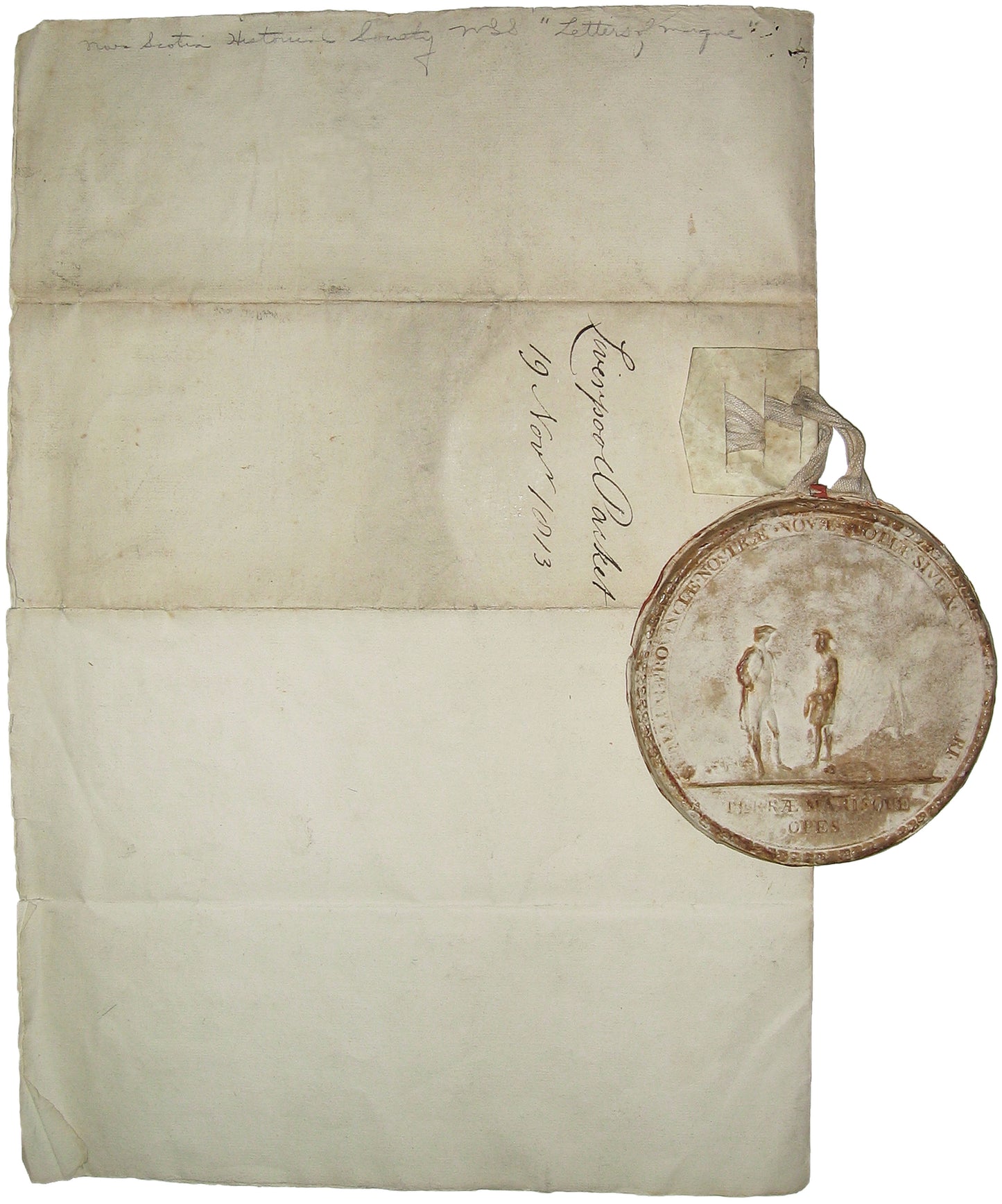 Letter of Marque, Liverpool Packet and Seal