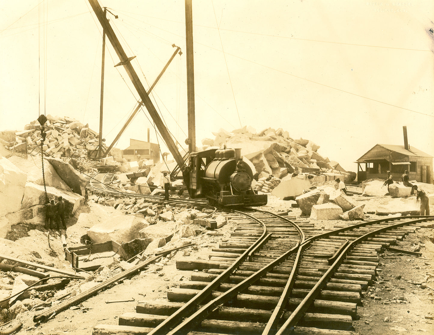"Cut-granite quarry, Purcell's Cove"