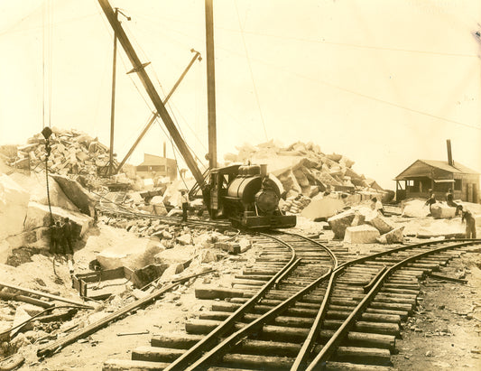 "Cut-granite quarry, Purcell's Cove"