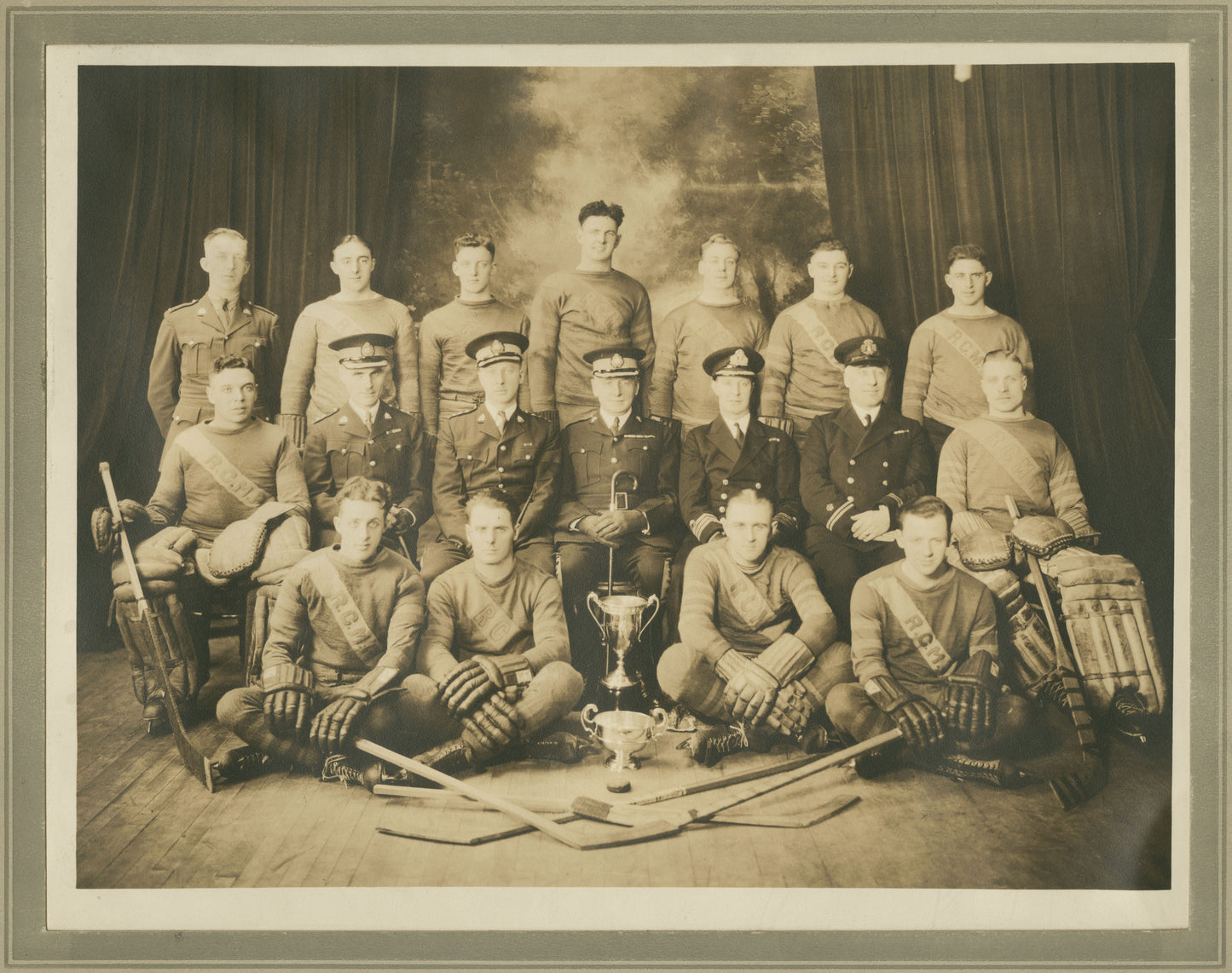 "R.C.M.P. Police Champions Garrison League in 1935-36"