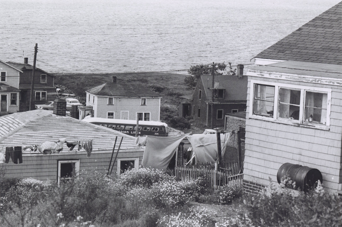 View overlooking the back of Seaview African United Baptist Church, Africville