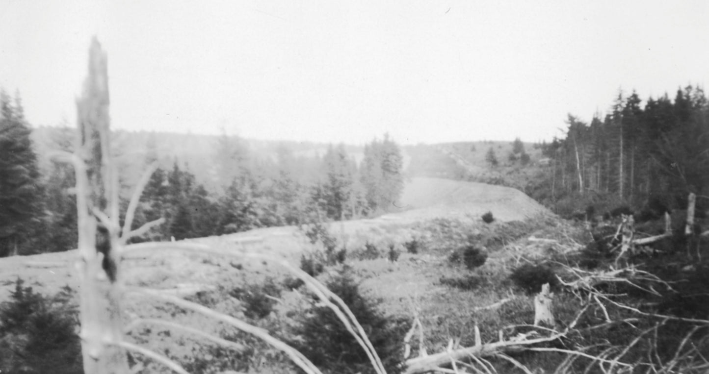 "Guysborough Railroad near monument to Sons of Martha"