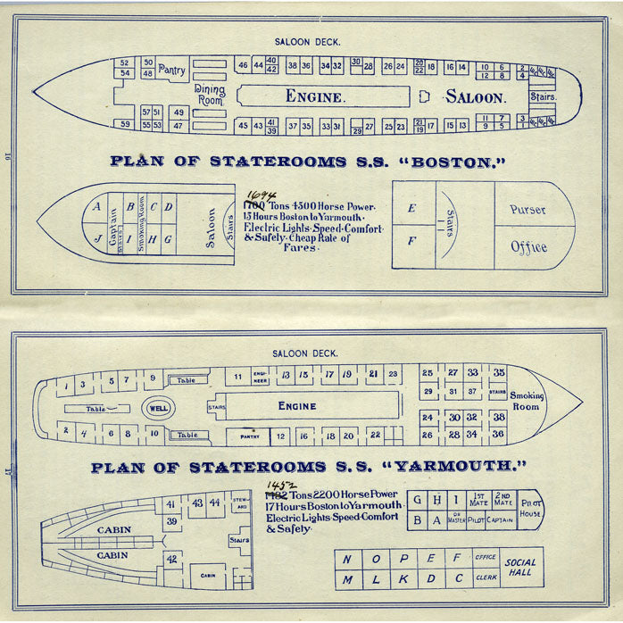 Land of Evangeline Route - The Yarmouth Line (interior)