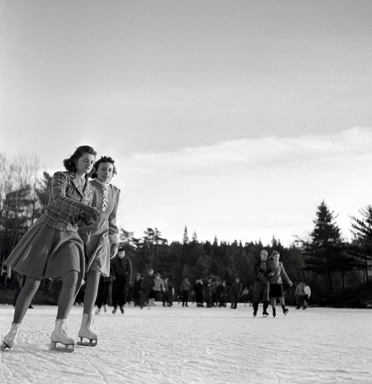 Skating outdoors in Halifax