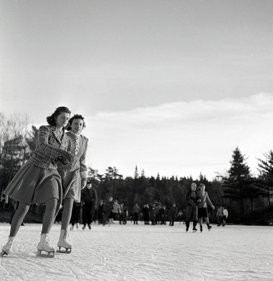 Skating outdoors in Halifax