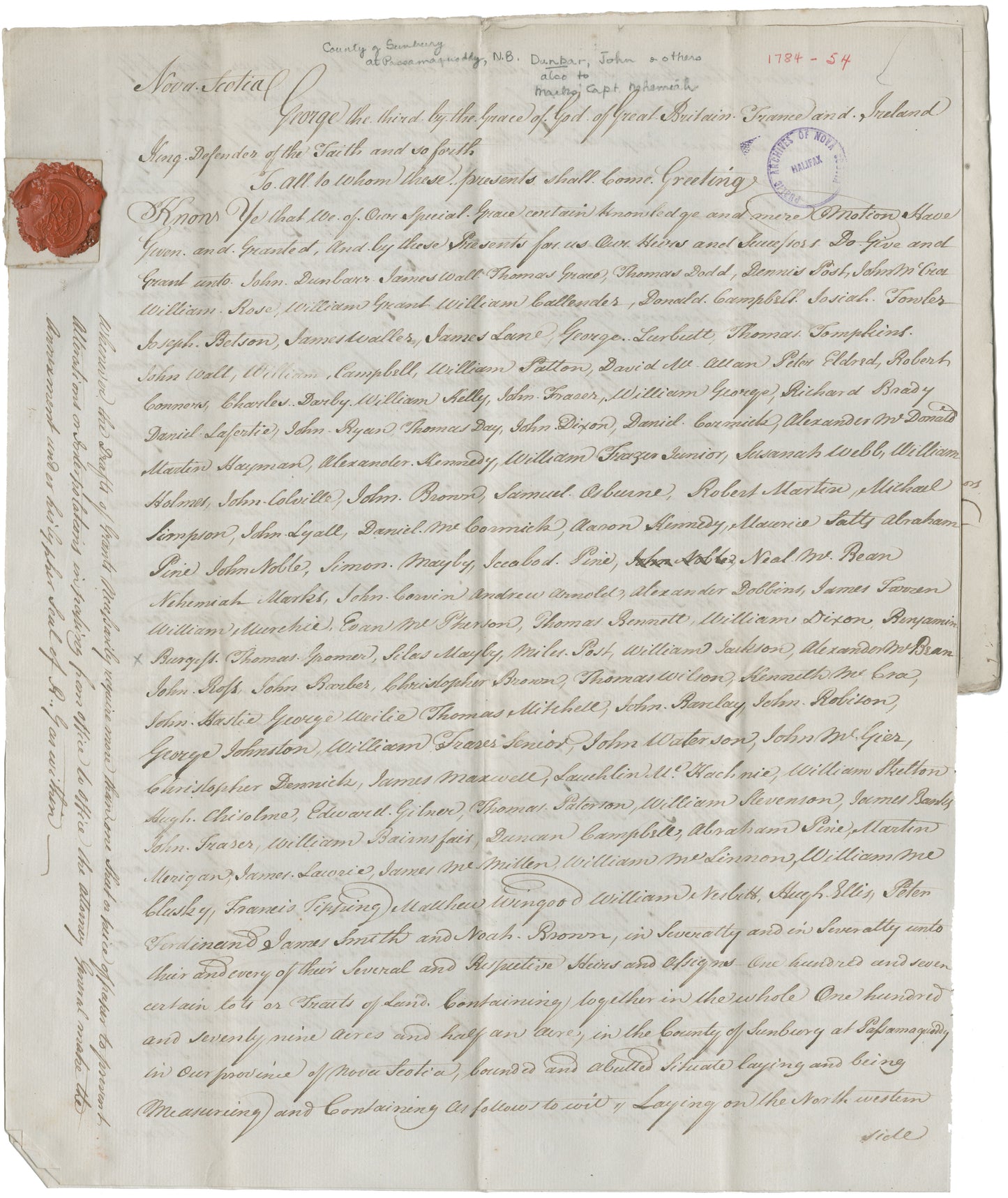 Nova Scotia Land Papers