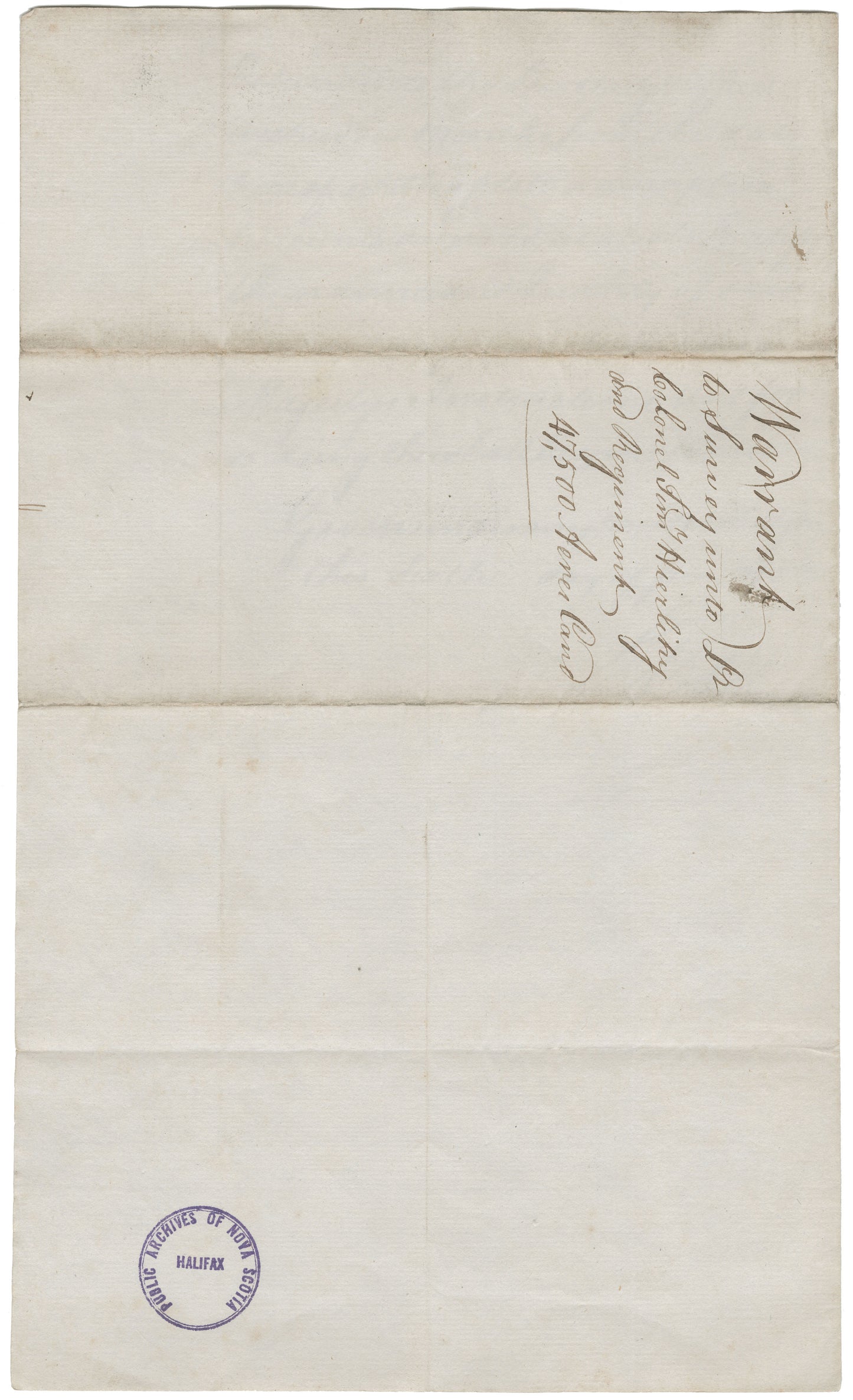 Nova Scotia Land Papers