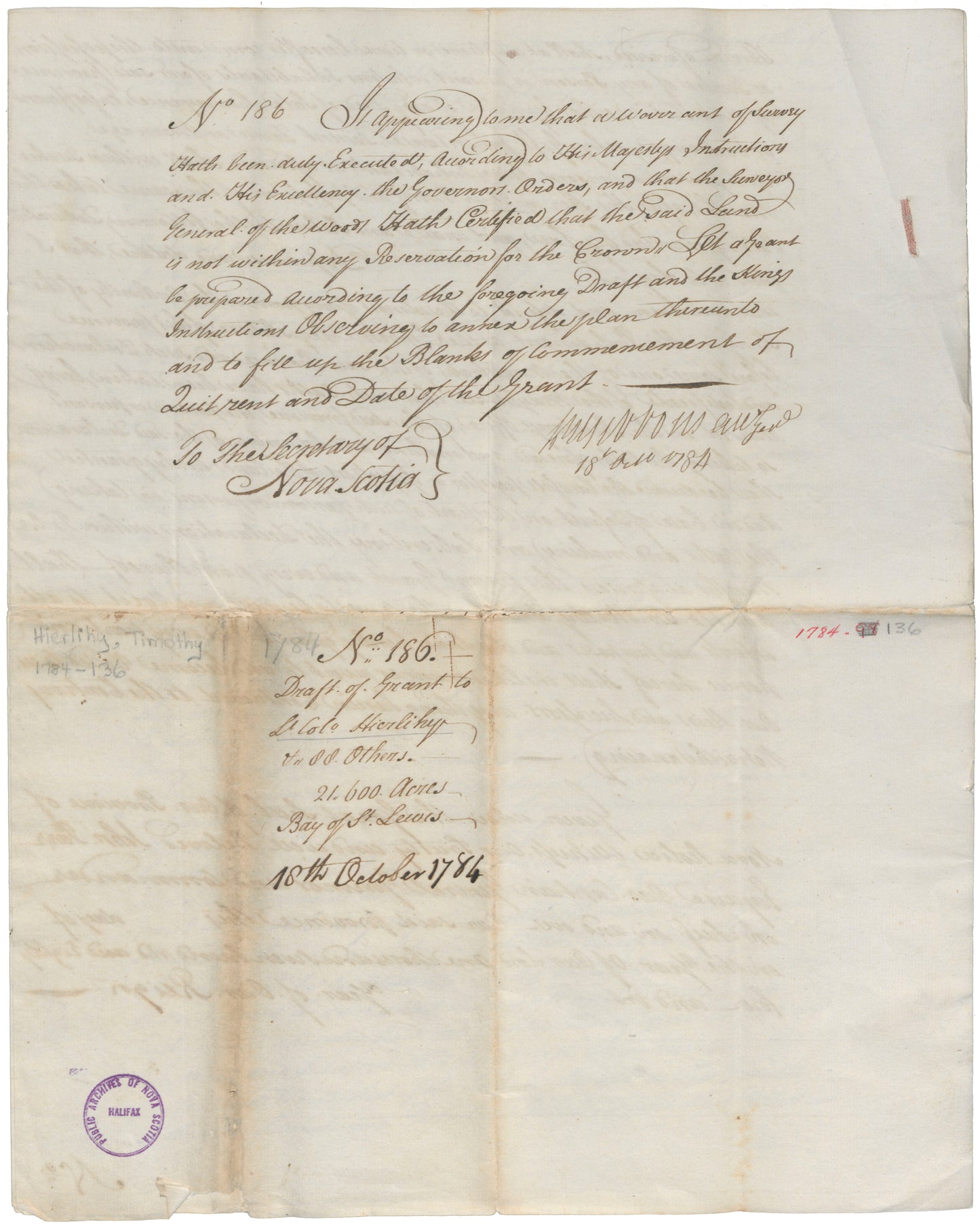 Nova Scotia Land Papers