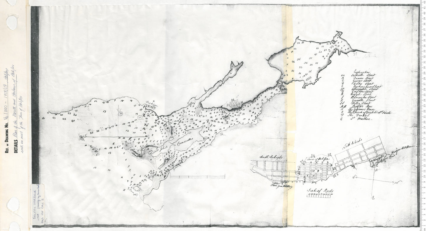 Plan of the Mouth and the Harbour of Halifax
