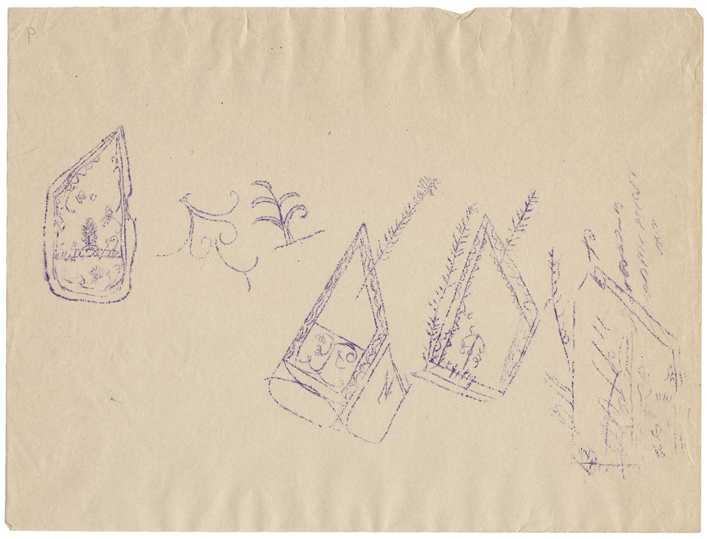 Tracing of a petroglyph