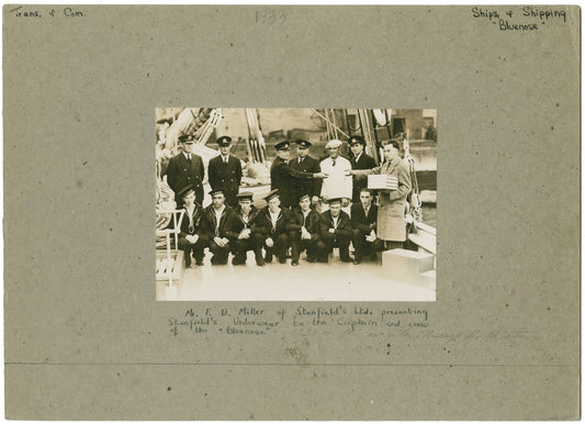 Captain & crew of the "Bluenose"
