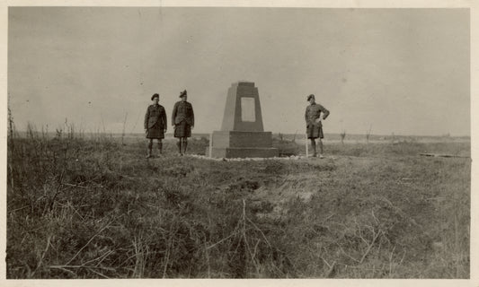 85th Battalion: Plaque & cairn to fallen comrades