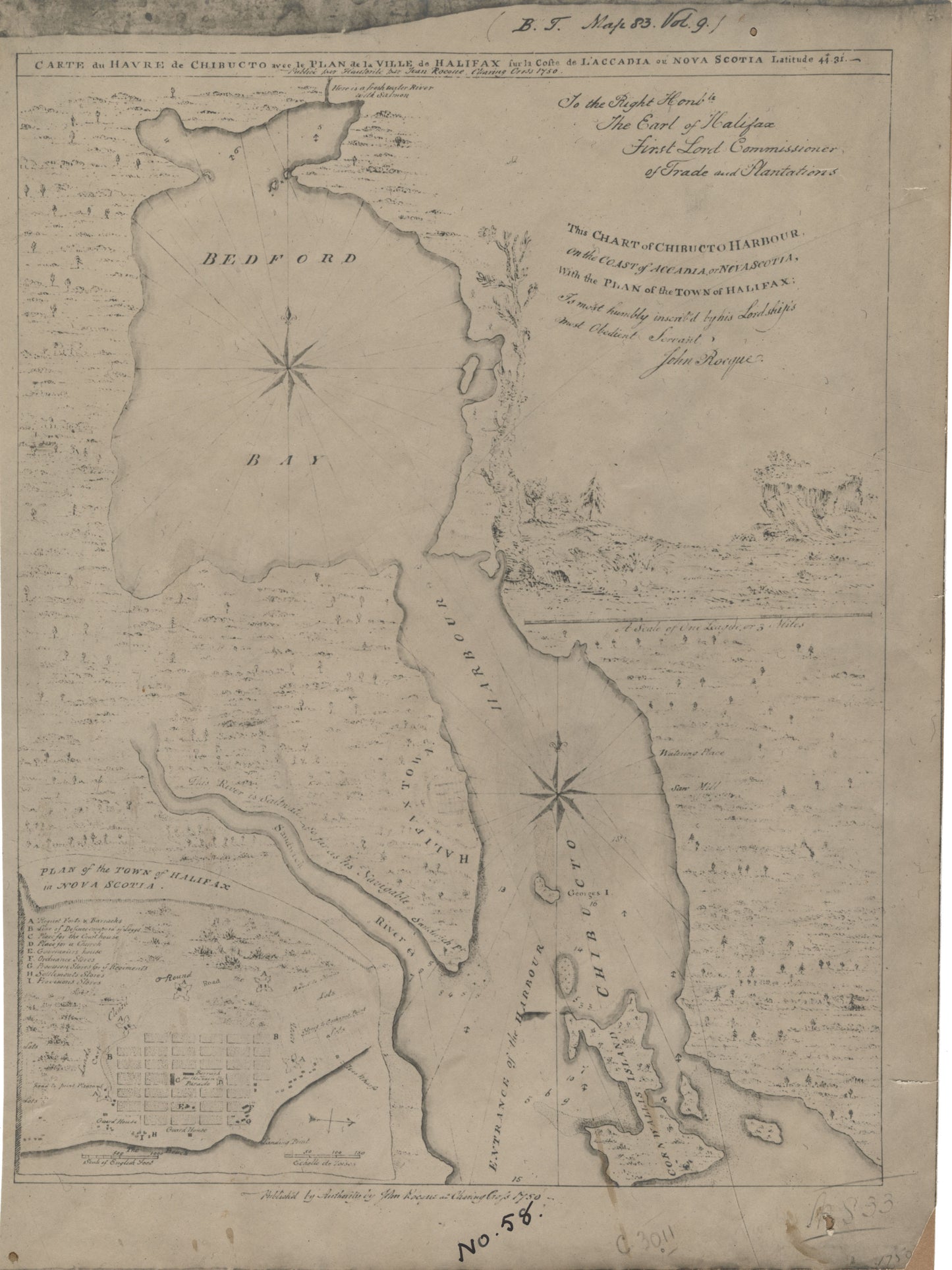 Chebucto Harbour on the Coast of Accadia