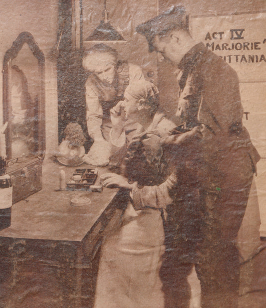 Ross Hamilton preparing to perform as Marjorie