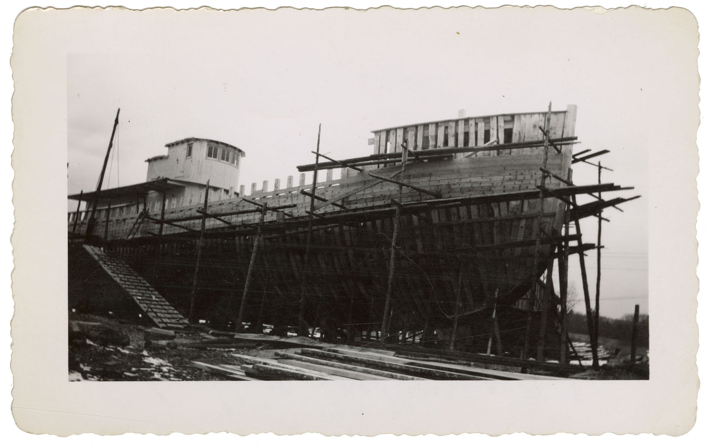 Shipbuilding at Shelburne, N.S.