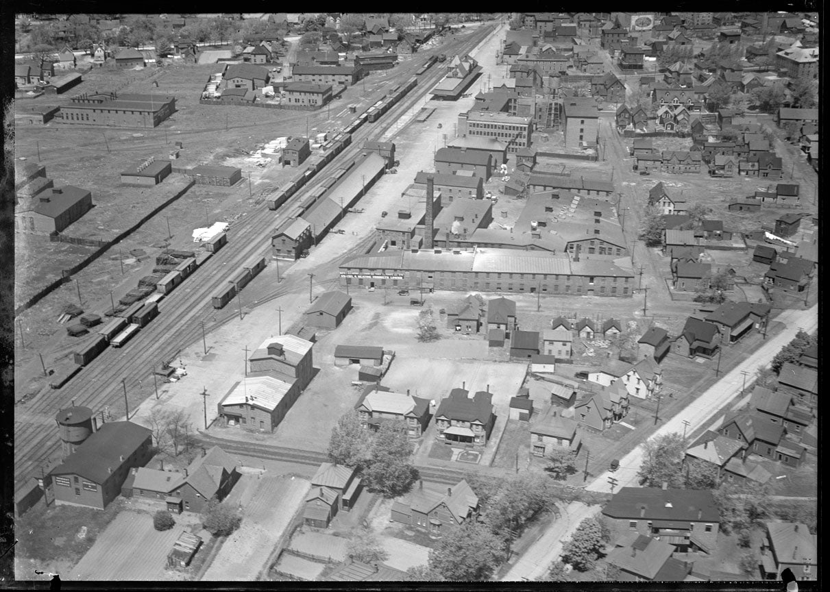 Aerial Photograph of Enamel Heating Plant, Amherst, Nova Scotia
