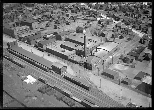Aerial Photograph of Enamel Heating Plant, Amherst, Nova Scotia