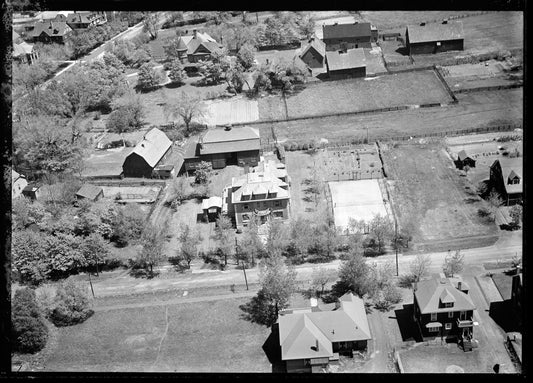 Aerial Photograph of A.A. Barker House, Amherst, Nova Scotia