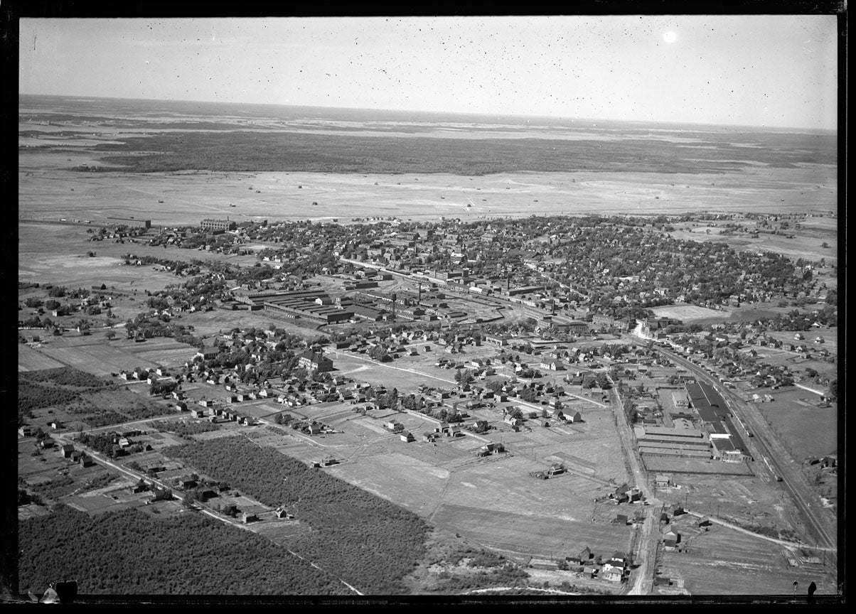 Aerial Photograph of Overview Town, Amherst, Nova Scotia