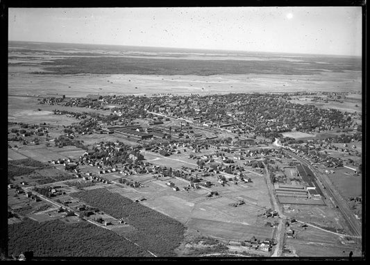 Aerial Photograph of Overview Town, Amherst, Nova Scotia