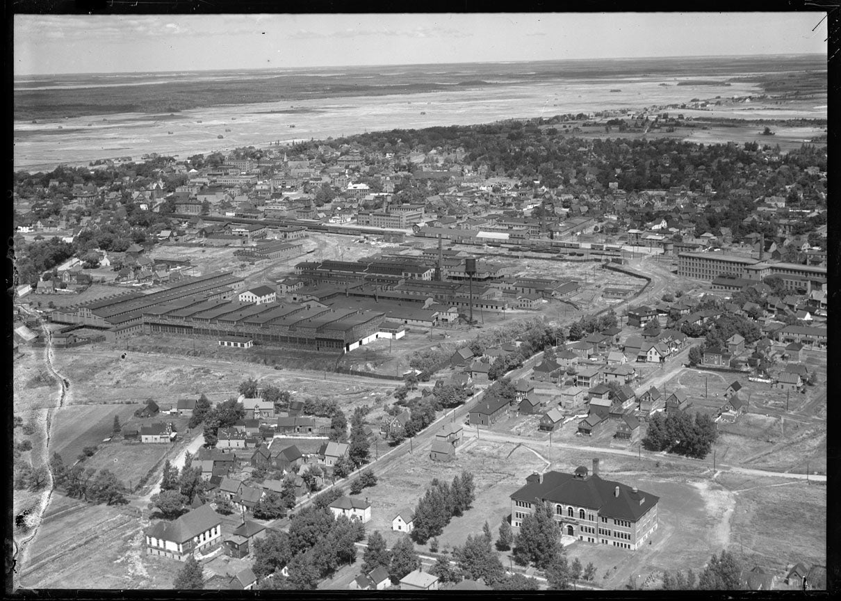 Aerial Photograph of Canada Car and Foundry Co., Amherst, Nova Scotia