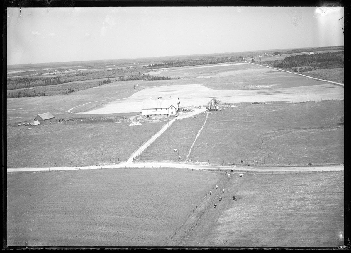 Aerial Photograph of Willow Street, Amherst, Nova Scotia