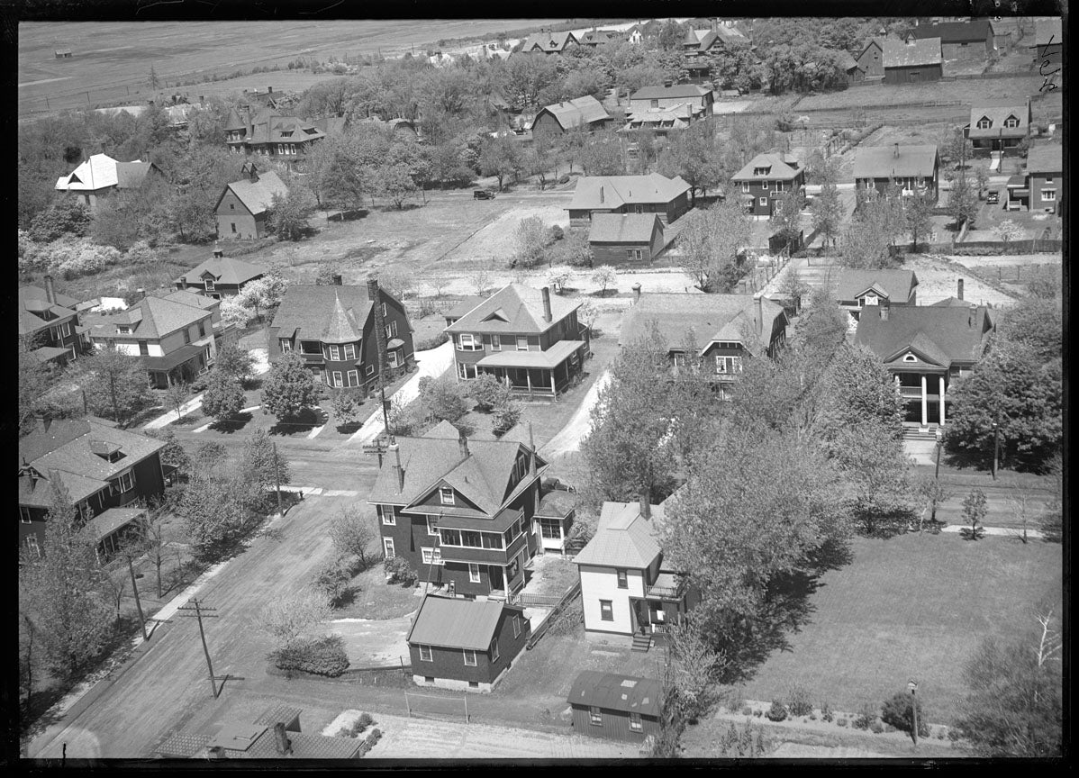 Aerial Photograph of Rupert Street, Amherst, Nova Scotia