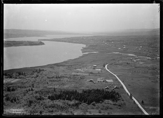 Aerial Photograph of Town and Down River, Annapolis Royal, Nova Scotia