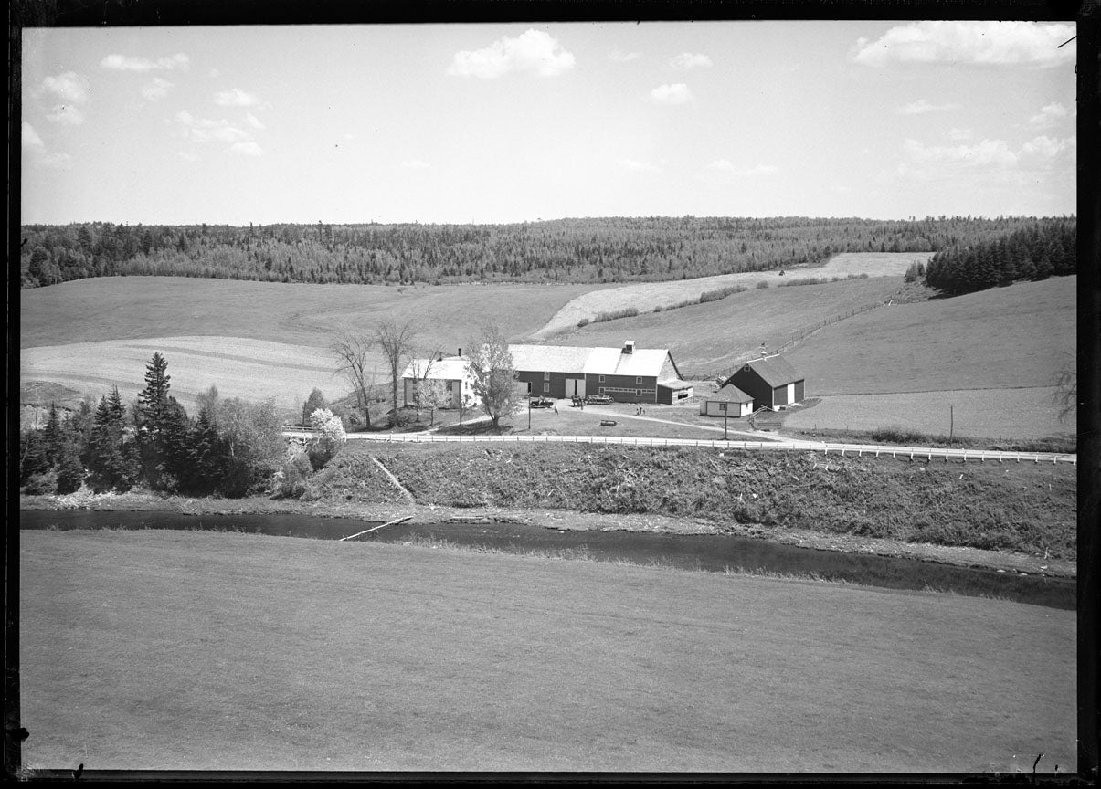 Aerial Photograph of Blenkhorn Farm from Riverside, Athol, Nova Scotia