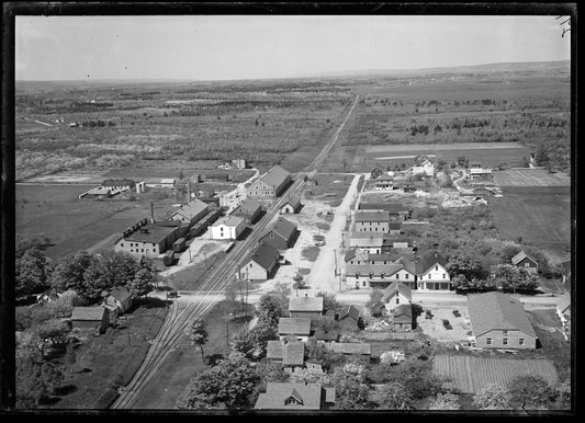 Aerial Photograph of Overview Town, Berwick, Nova Scotia