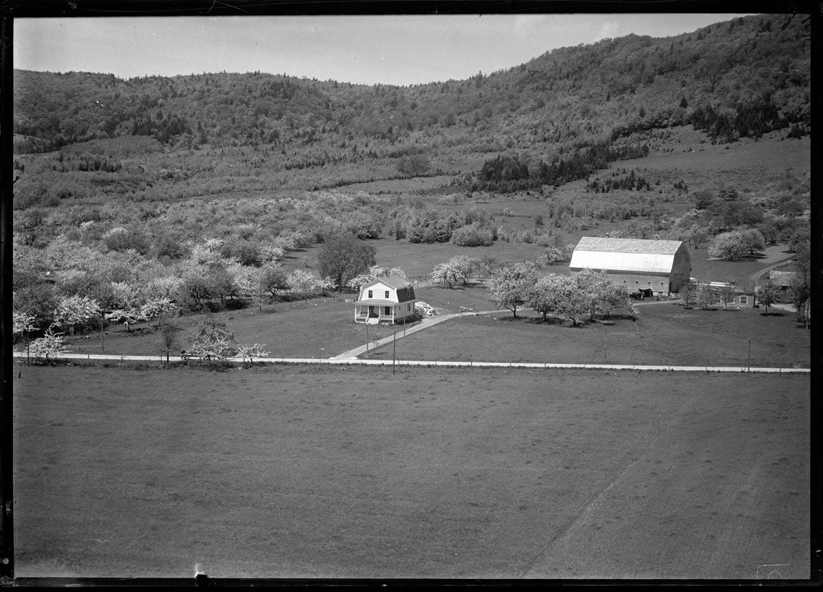 Aerial Photograph of Wheelock Farm, Clarence, Nova Scotia
