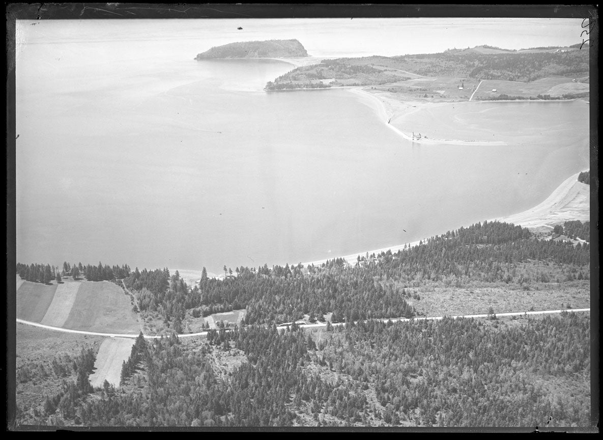 Aerial Photograph of Harbour Entrance, Parrsboro, Nova Scotia