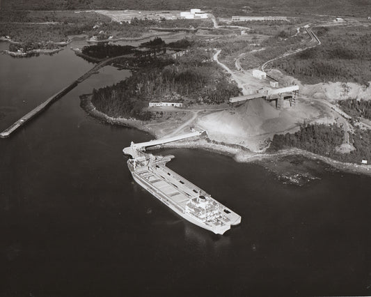 Loading gypsum at Tufts cove