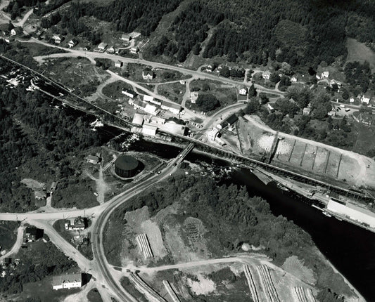 Pulp Mill at Sheet Harbour - aerial