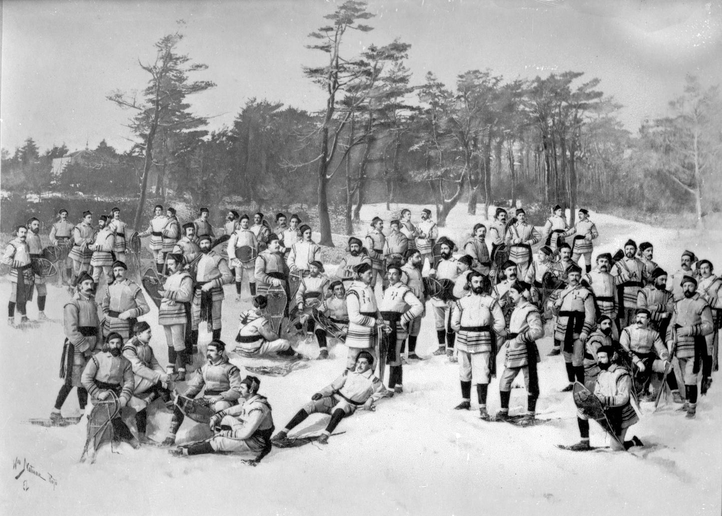 Red Cap Snowshoe Club, Halifax, ca. 1890