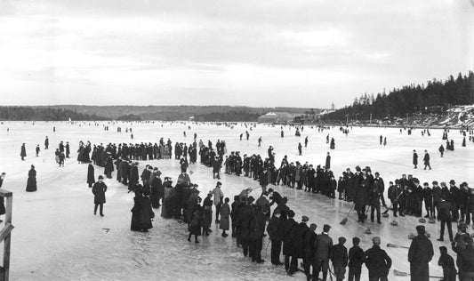 Curling on the Dartmouth Lakes, ca. 1897