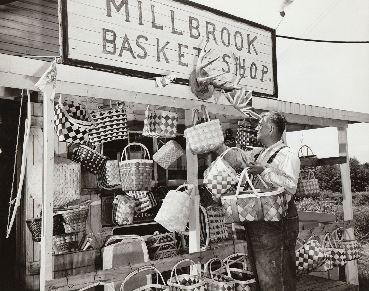 "Basket shop on Millbrook Reserve near Truro"