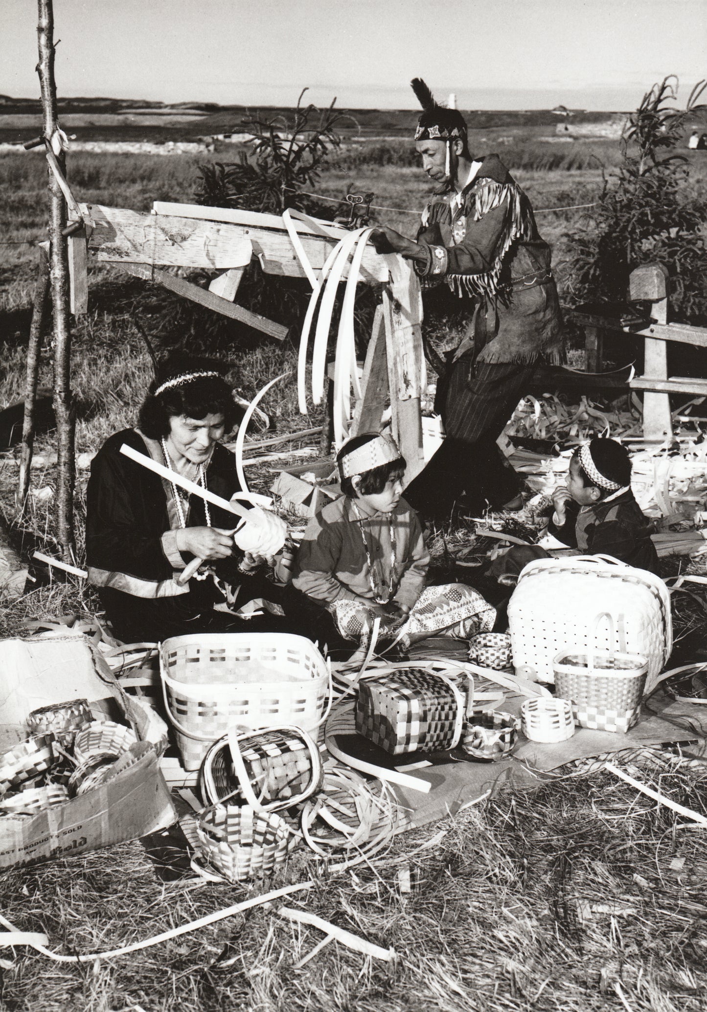 "Micmac Indians at Louisbourg (Eskasoni)"