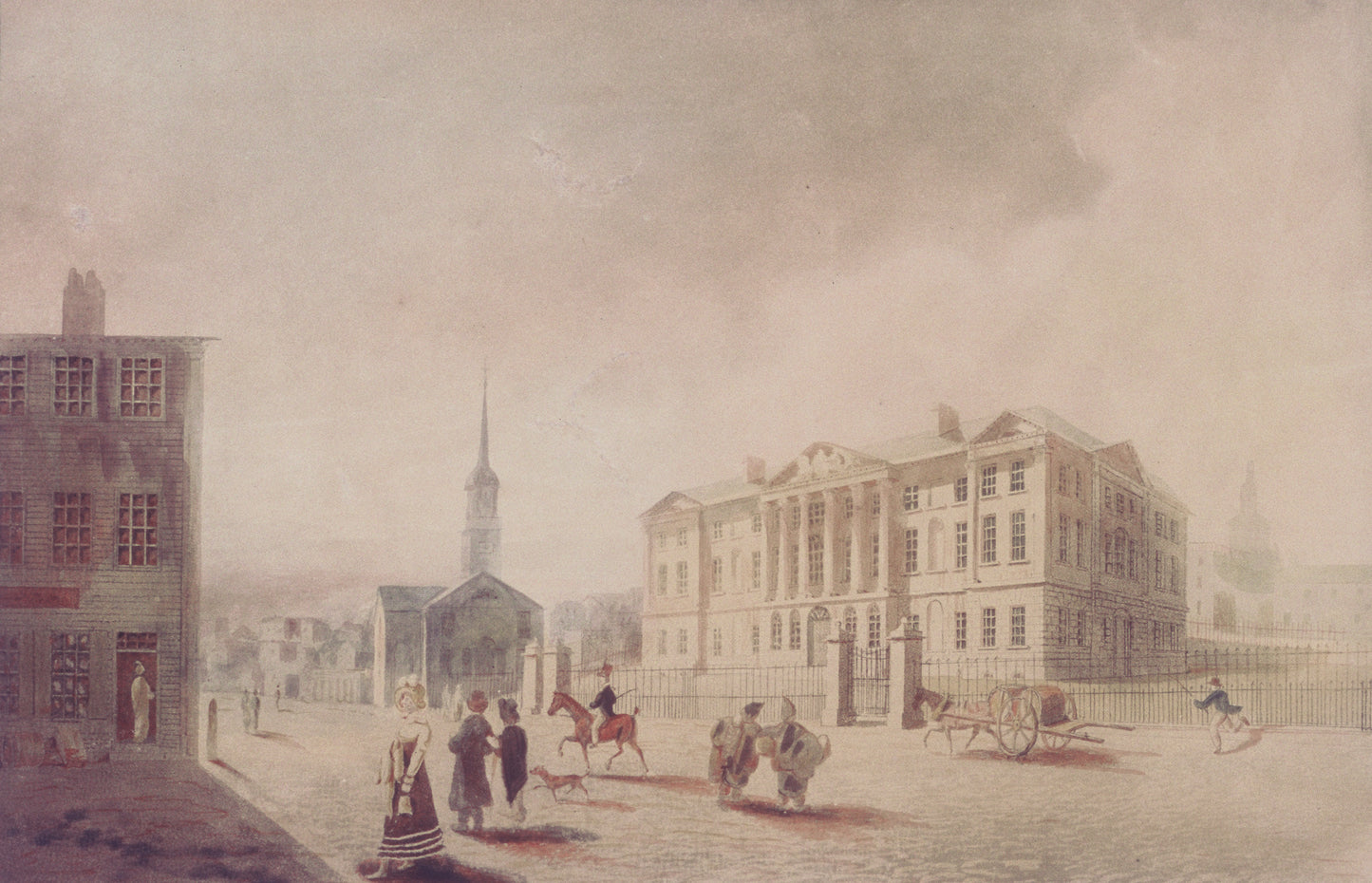 Perspective View of the Province House Building, 1819