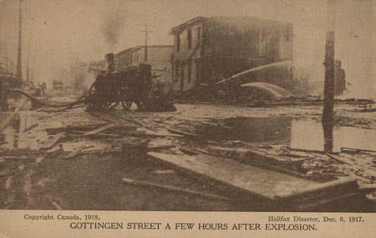 "Gottingen Street a Few Hours after Explosion"