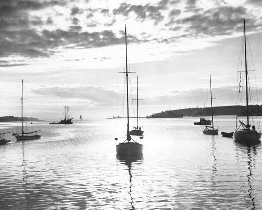 Vessels at anchor, Pictou Harbour