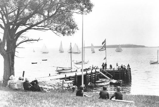 "Yachting, Chester Yacht Club wharf"