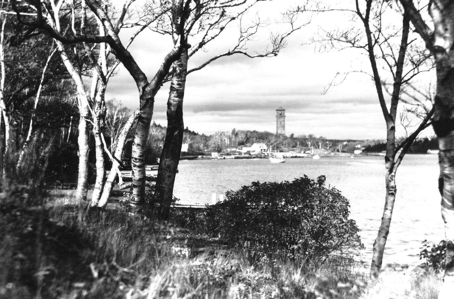 North West Arm showing Dingle Memorial Tower, Halifax